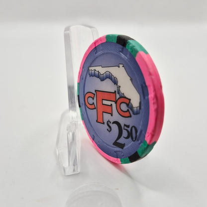 CFC (Florida Casino Cruises) Casino Florida "Day Cruise" $2.50 Casino Chip *Circulated
