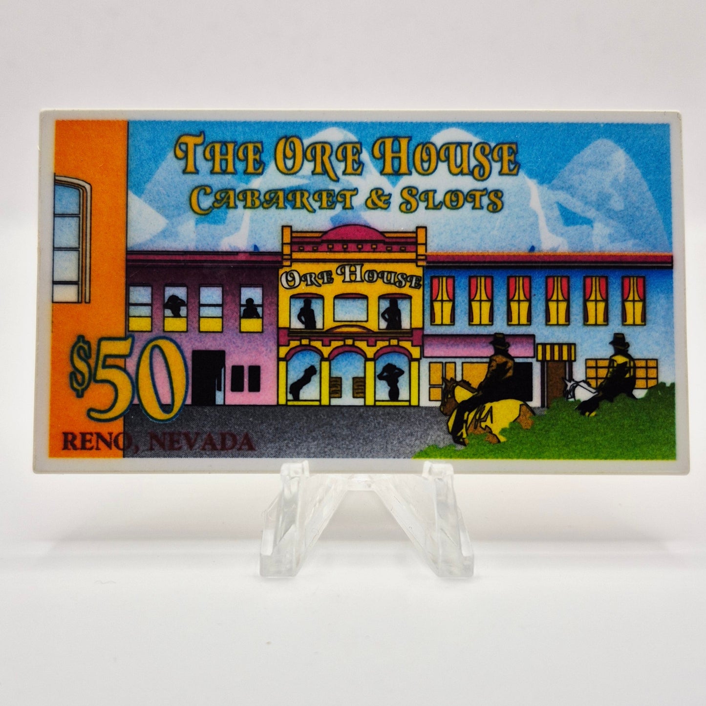 Ore House Brothel Strip Club Reno Nevada 1990's $50 Plaque E8706