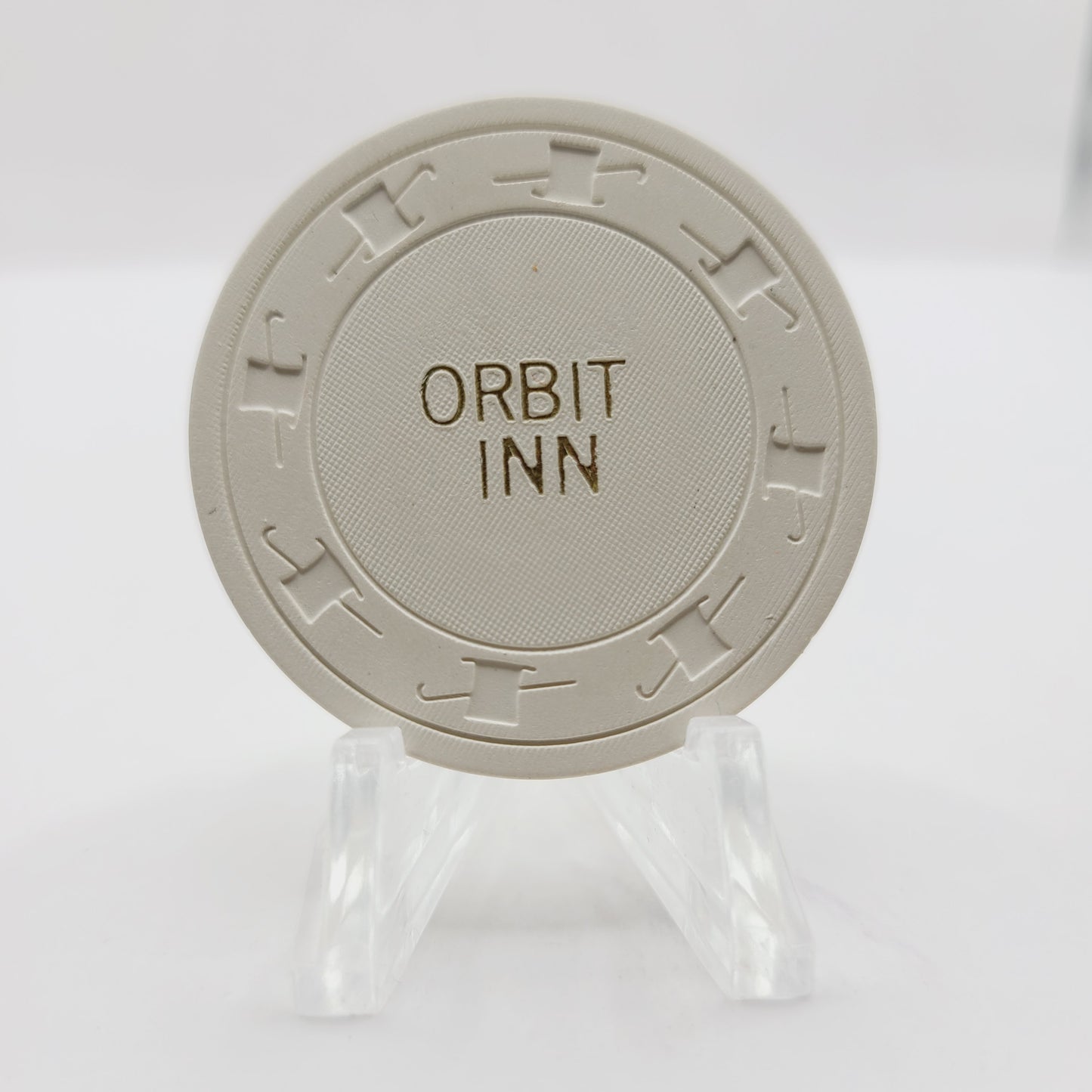 Orbit Inn Casino Las Vegas Nevada 1980's $.25  Casino Chip V6608