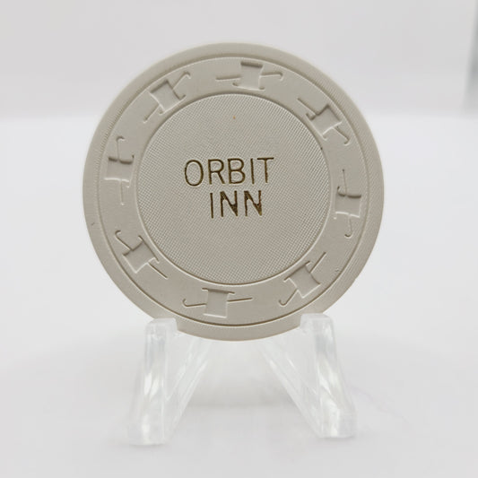 Orbit Inn Casino Las Vegas Nevada 1980's $.25  Casino Chip V6608