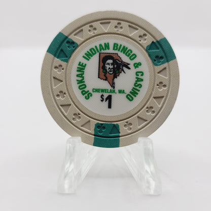 Spokane Indian Bingo Casino Chewelah Washington $1 Casino Chip