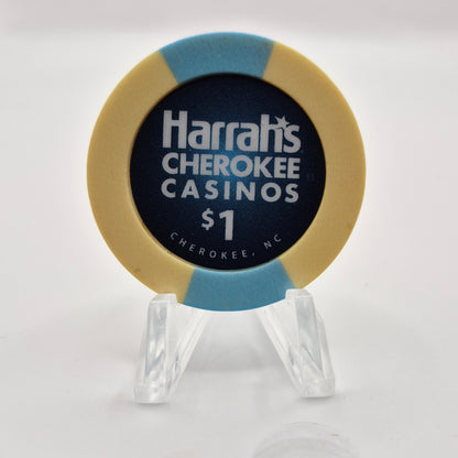 Harrah's Cherokee Valley River Hotel Casino Murphy North Carolina 2021 $1 Casino Chip