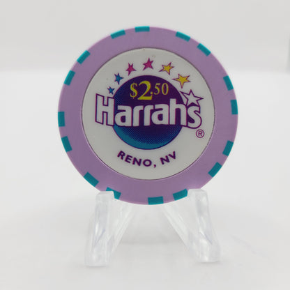 Harrah's Hotel Casino Reno Nevada 2004 $2.50 Casino Chip E4552