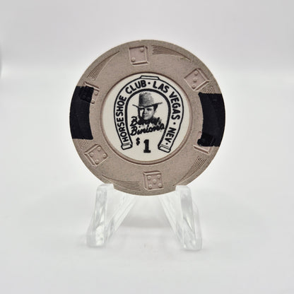Horseshoe Club Binion's Las Vegas Nevada 1969 $1 Casino Chip N1777