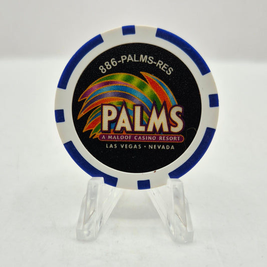 Palms Hotel Casino Las Vegas Nevada 2005 Gift Shop Chip E7533 *Blue