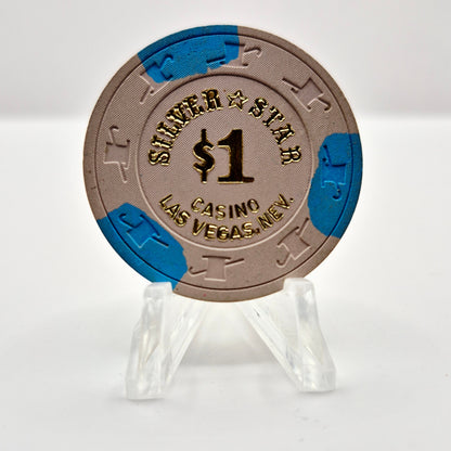 Silver Star Casino Las Vegas Nevada 1978 $1 Casino Chip N2189
