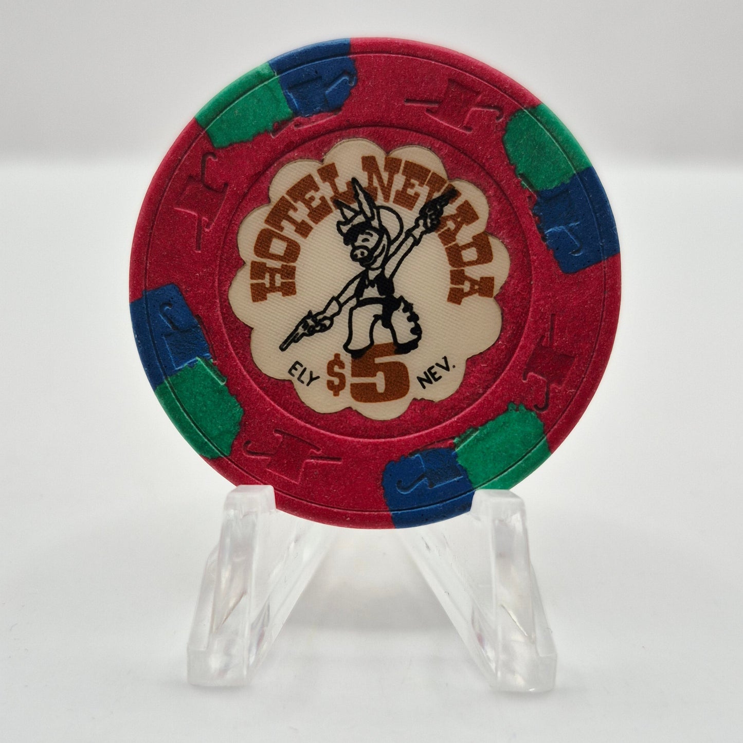 Hotel Nevada Ely Nevada 1987 $5 Casino Chip N2567