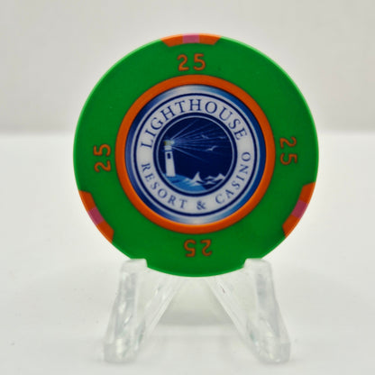 Lighthouse Resort  & Casino Cabo Rojo Puerto Rico $25 Casino Chip **Casino Never Opened