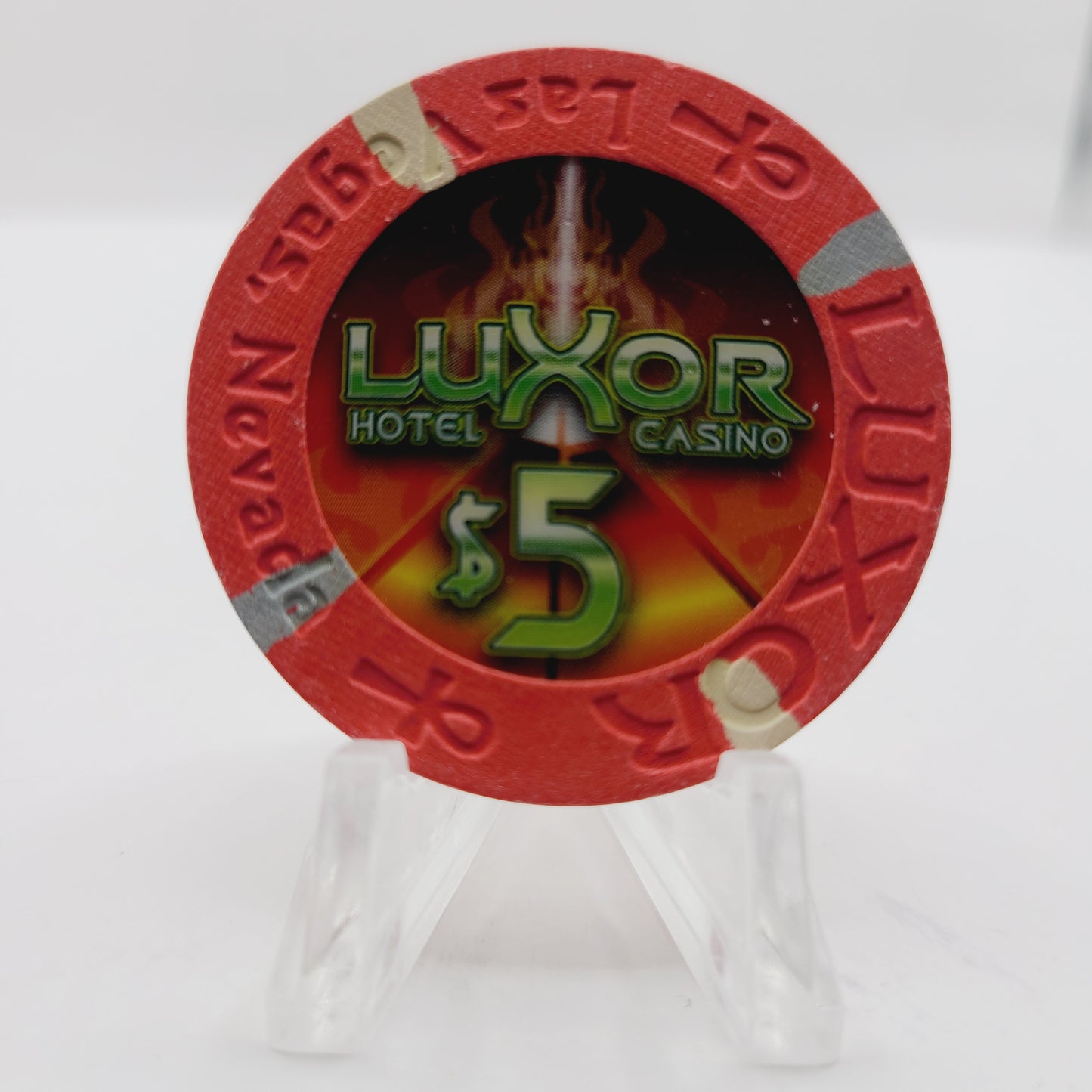Luxor Hotel Casino Las Vegas Nevada 2005 $5 Casino Chip E4891