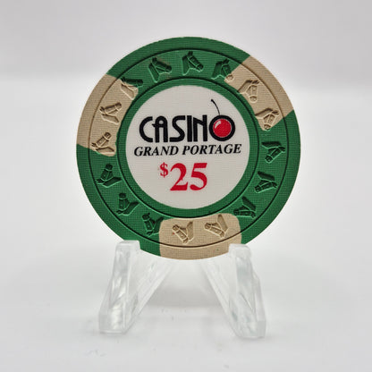 Grand Portage Lodge Casino Grand Portage Minnesota $25 Casino Chip *UNC