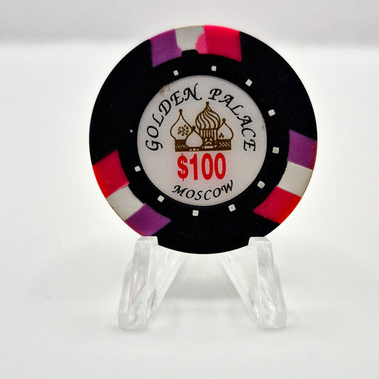 Golden Palace Casino Moscow Russia Federation $100 Casino Chip