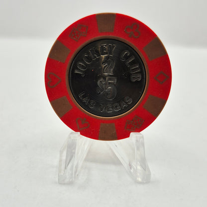 Jockey Club Casino Las Vegas Nevada 1983 $5 Chip N1804 (Never Opened)