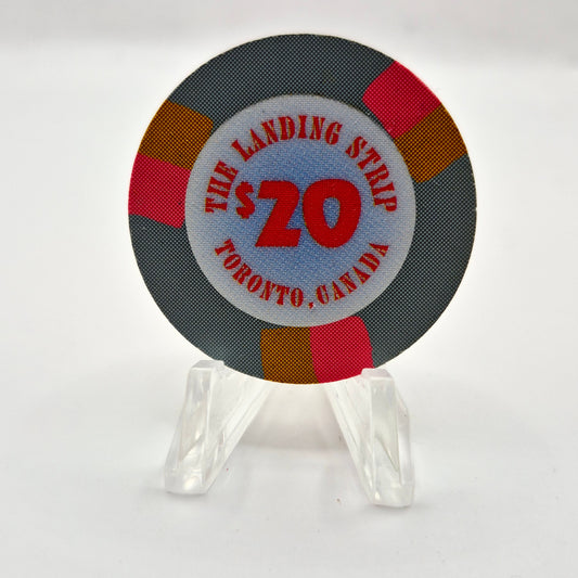 The Landing Strip Toronto Ontario Canada 'BROTHEL STRIP CLUB' $20 Casino Chip *UNC