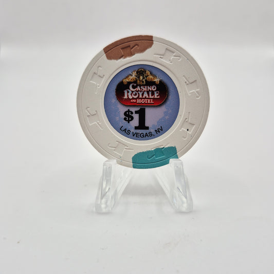 Casino Royale Casino Las Vegas Nevada 2007 $1 Casino Chip E5943