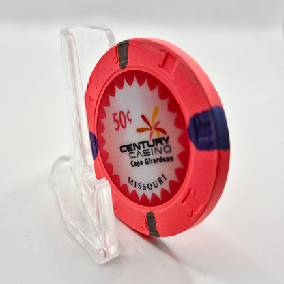 Century Casino Cape Girardeau Missouri 2020 $.50 Casino Chip