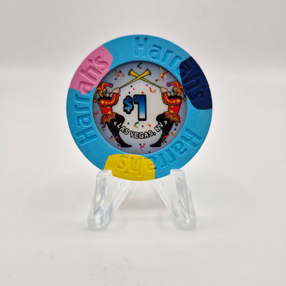 Harrah's Casino Las Vegas Nevada 1999 $1 Casino Chip V4463