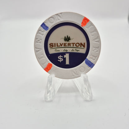 Silverton Hotel Casino Las Vegas Nevada 2007 "Royal Flush" $1 Casino Chip E8976