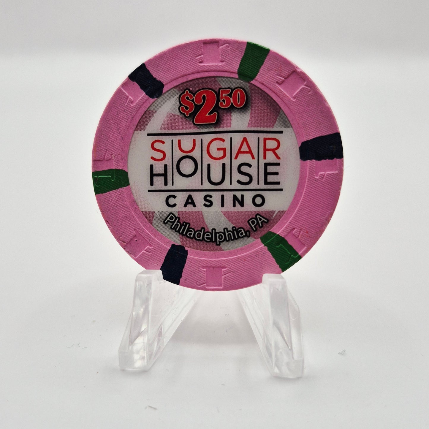 Sugar House Casino Philadelphia Pennsylvania 2010 $2.50 Casino Chip