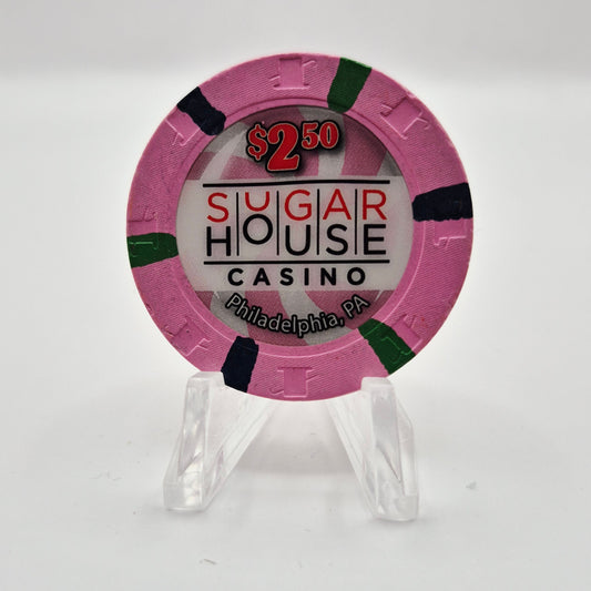 Sugar House Casino Philadelphia Pennsylvania 2010 $2.50 Casino Chip