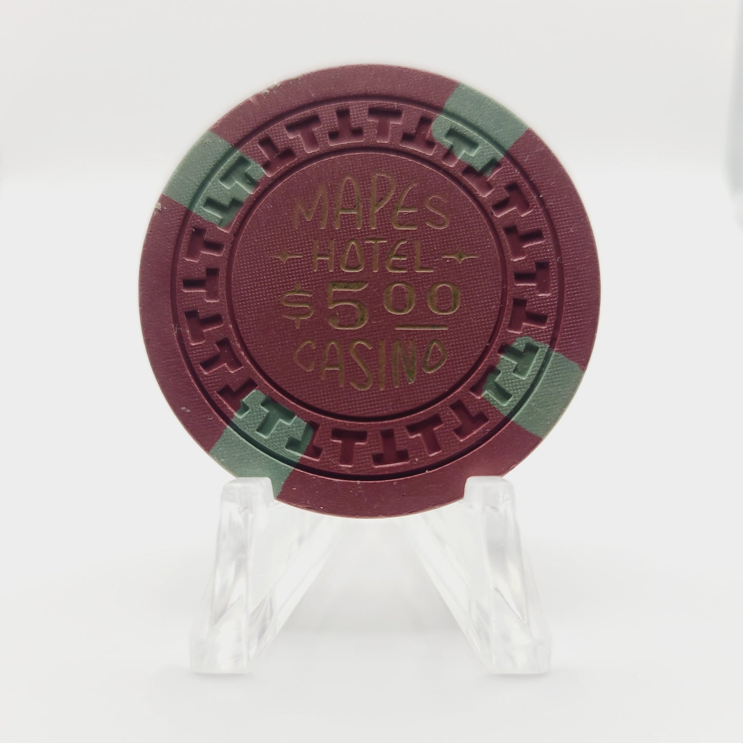 Mapes Hotel Casino Reno Nevada 1950's $5 Casino Chip N5224