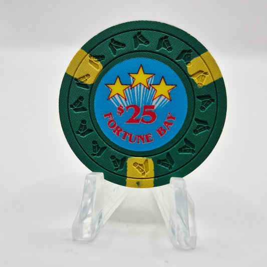 Fortune Bay Casino Tower Minnesota $25 Casino Chip *Uncirculated