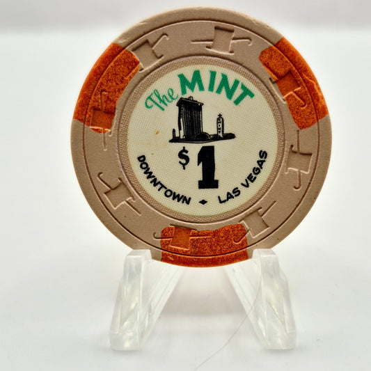 The Mint Hotel Casino Las Vegas Nevada 1969 $1 Casino Chip V3069.1