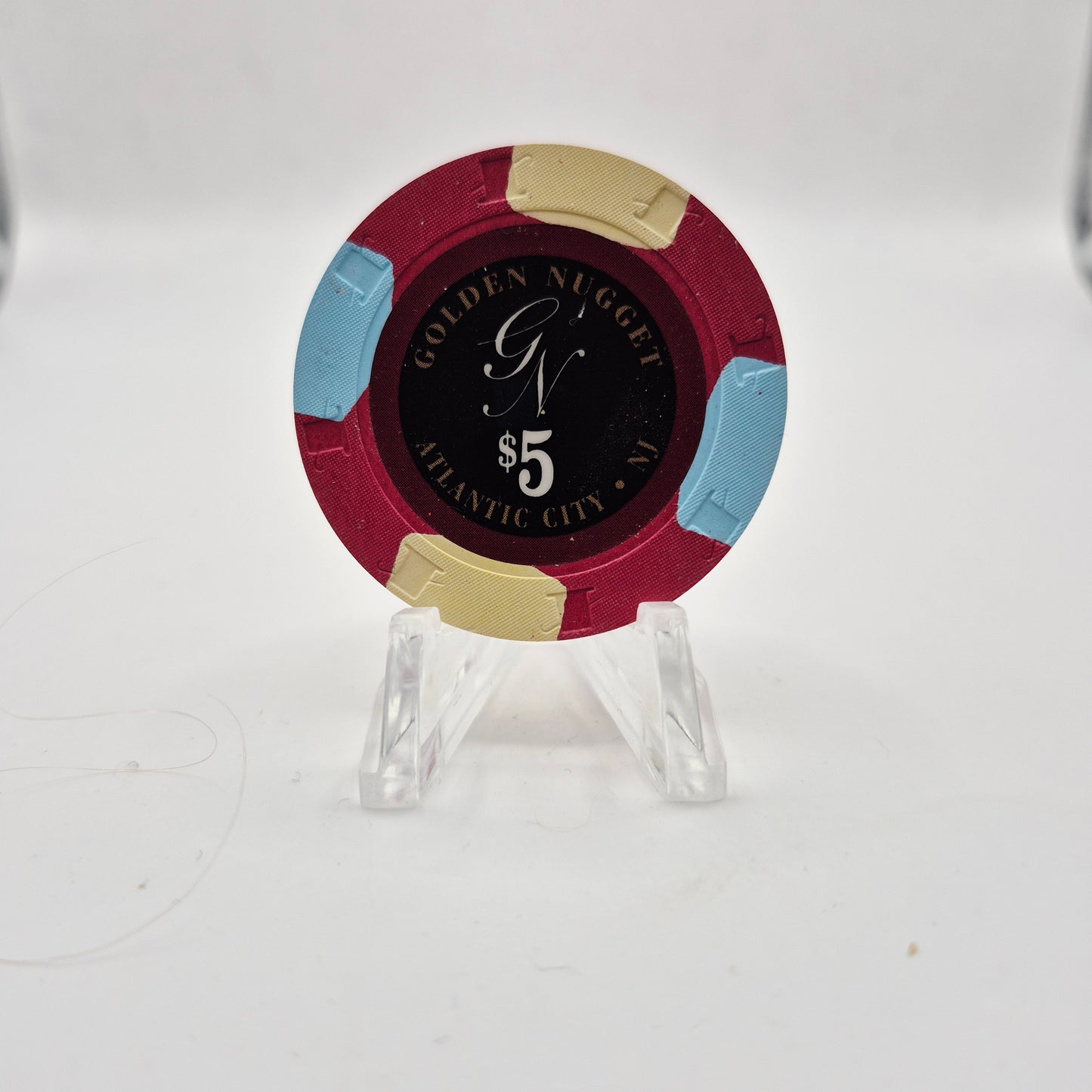 Golden Nugget 'Landry' Hotel Casino Atlantic City New Jersey $5 Casino Chip