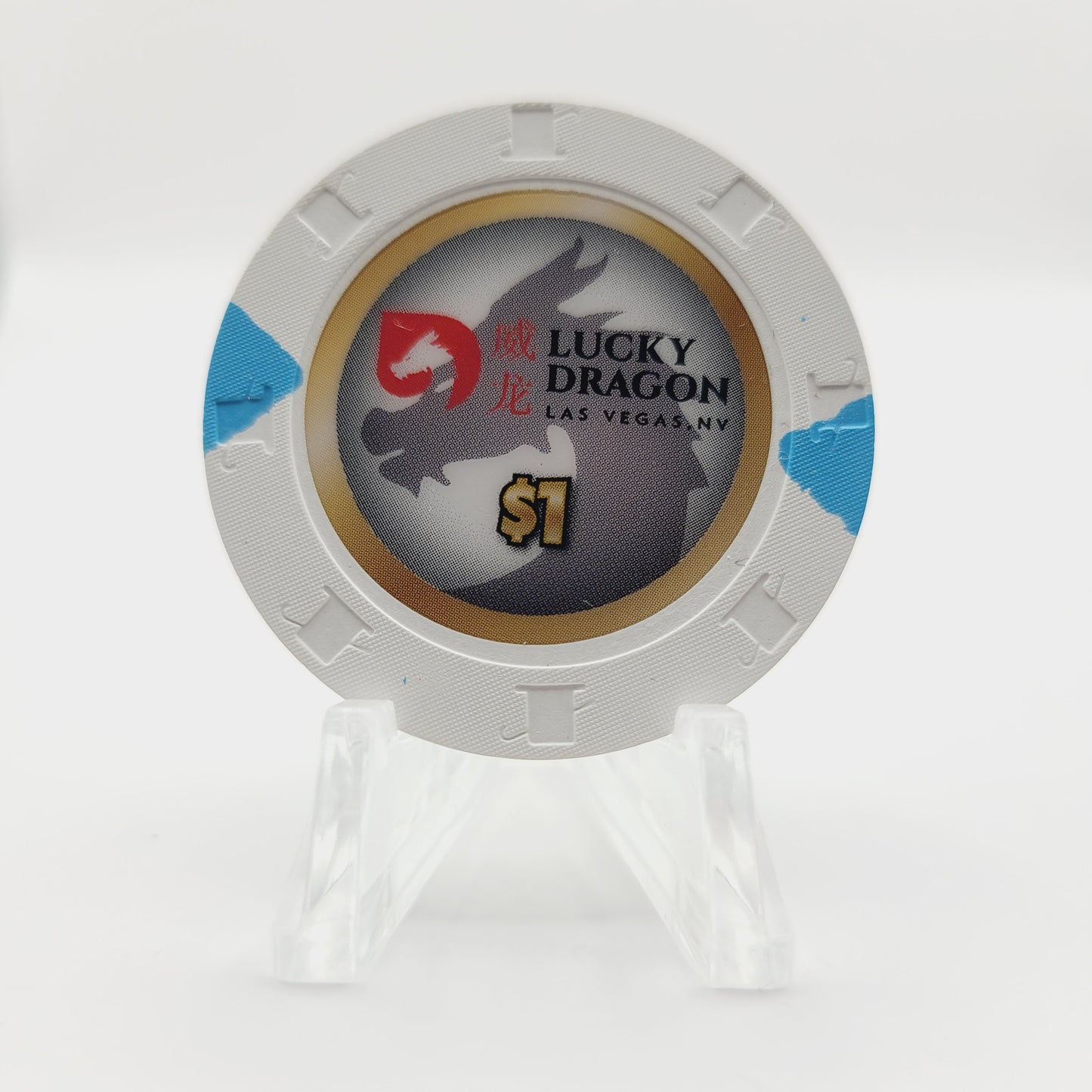 Lucky Dragon Casino Las Vegas Nevada $1 Casino Chip D2457