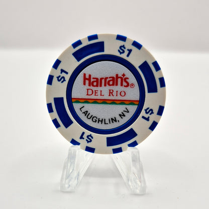 Harrah's Del Rio Hotel Casino Laughlin Nevada 1988 $1 Casino Chip