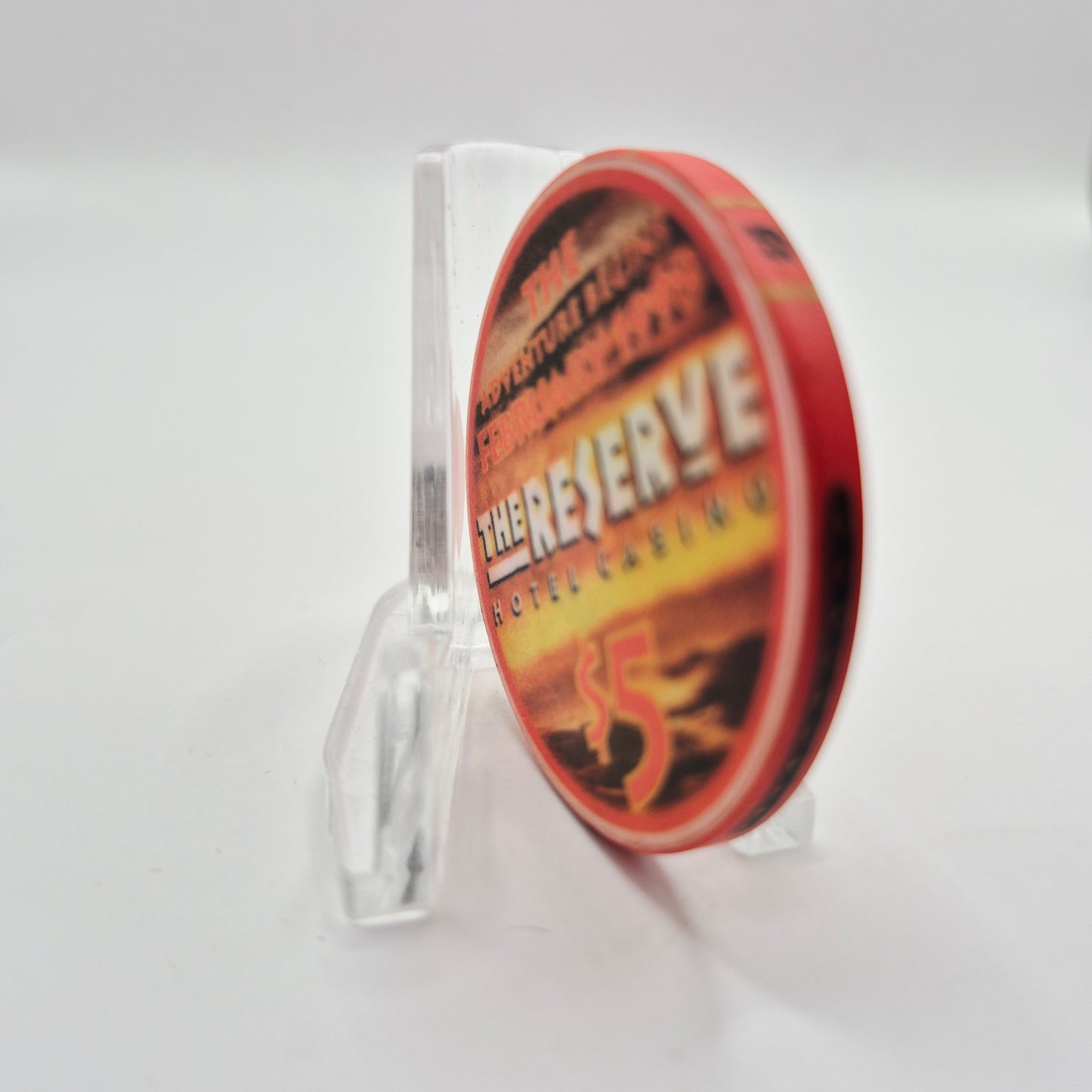 The Reserve Hotel Casino Henderson Nevada $5 "Grand Opening" Casino Chip 1998 V1394