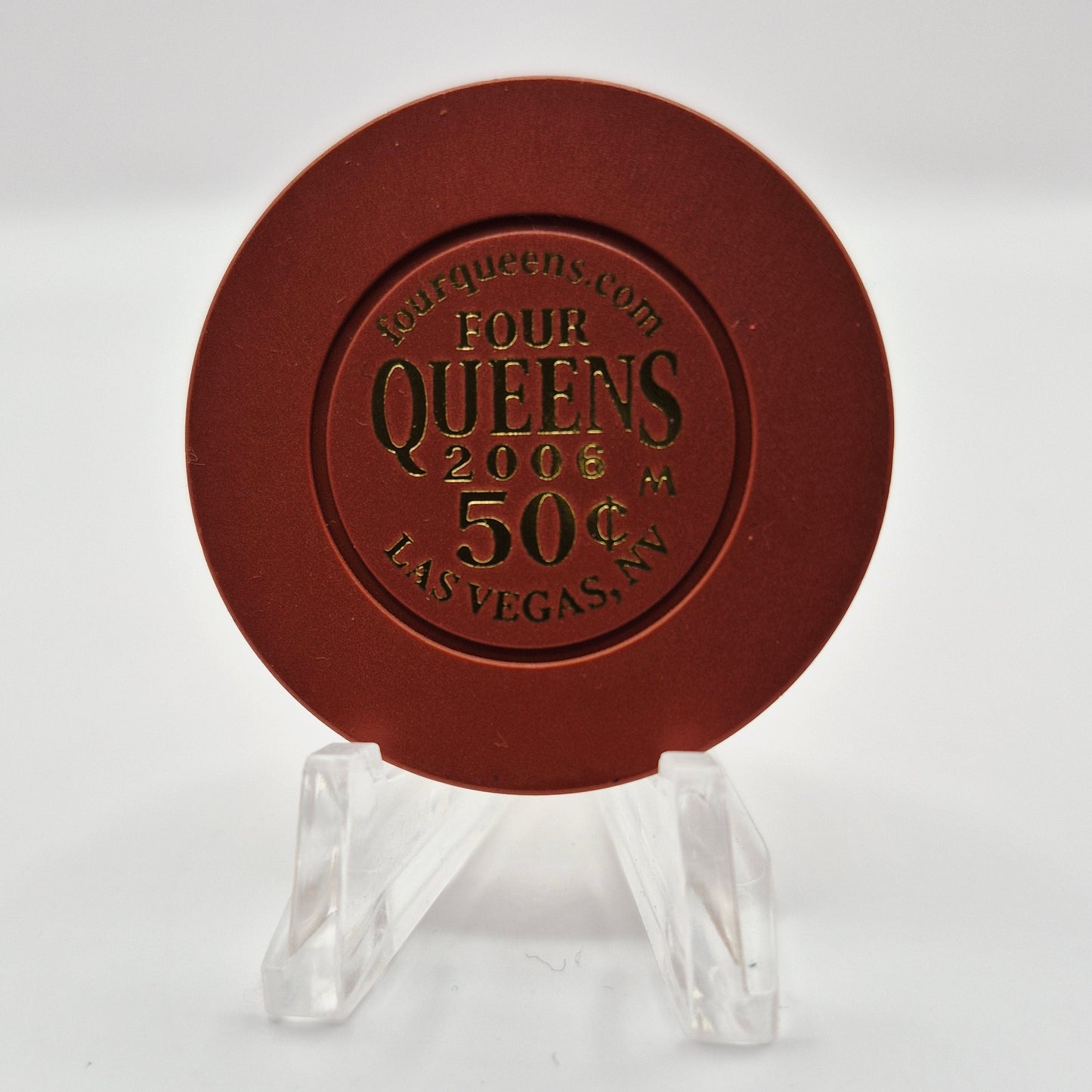 Four Queens Hotel Casino Las Vegas Nevada 2006 $.50 Casino Chip E7928