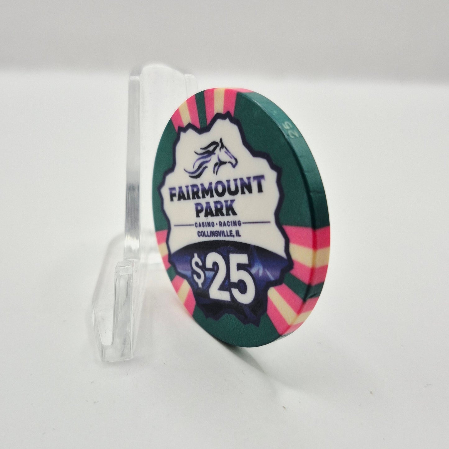 Fairmount Park Casino & Racing Collinsville Illinois 2026 $25 Casino Chip