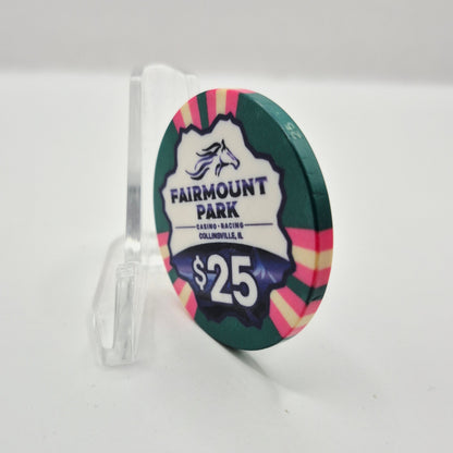 Fairmount Park Casino & Racing Collinsville Illinois 2026 $25 Casino Chip