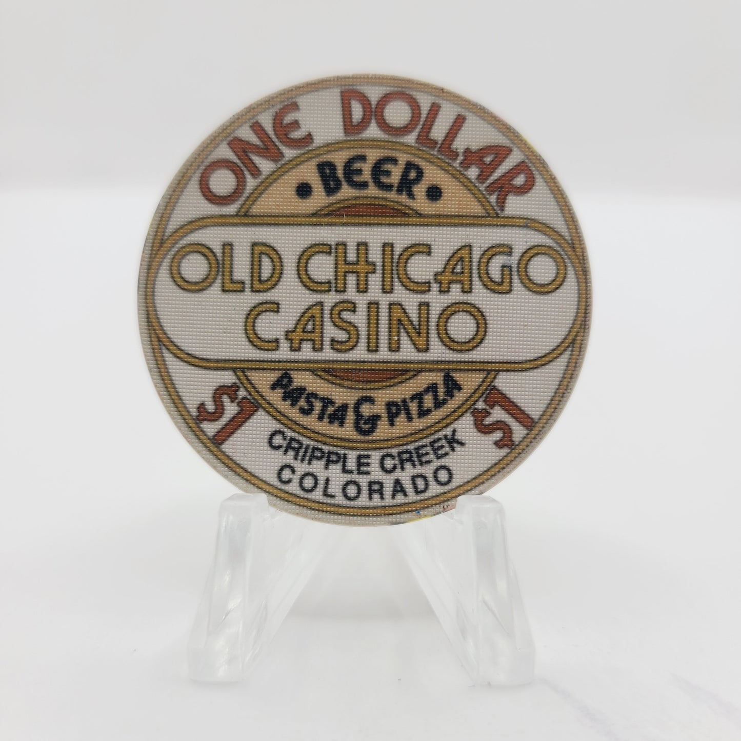 Old Chicago Casino Cripple Creek Colorado 1992 $1 Casino Chip