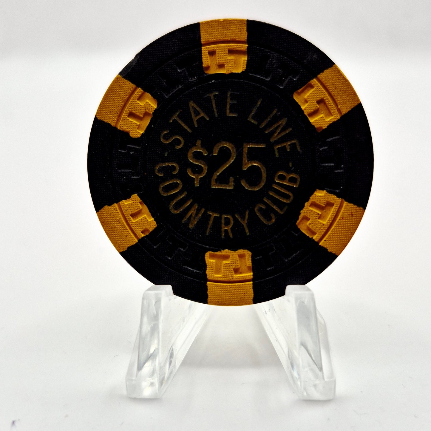 Stateline Country Club Lake Tahoe Nevada 1953 $25 Casino Chip N5041