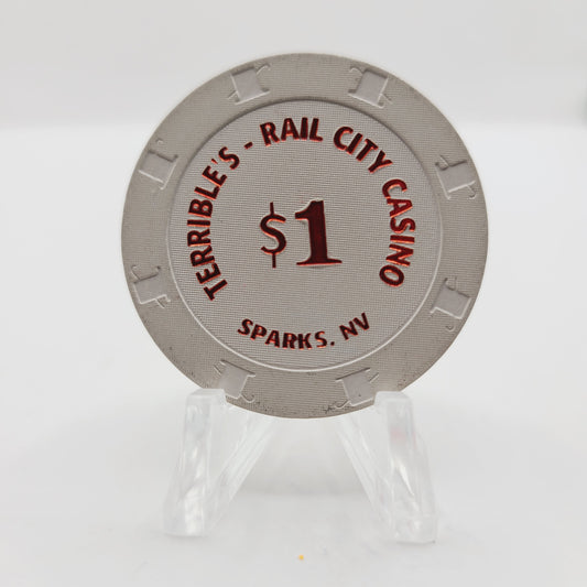 Rail City Terrible's Casino Sparks Nevada 2007 $1 Casino Chip E6007