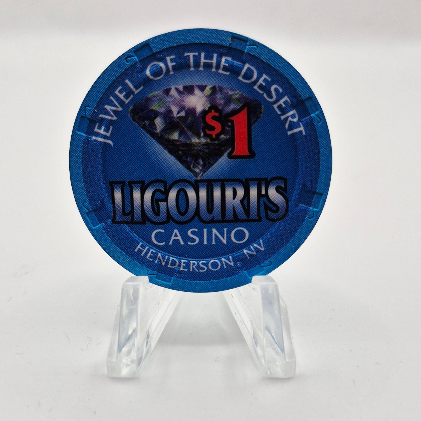 Ligouri's Restaurant Casino Henderson Nevada 1995 $1 Casino Chip N2913