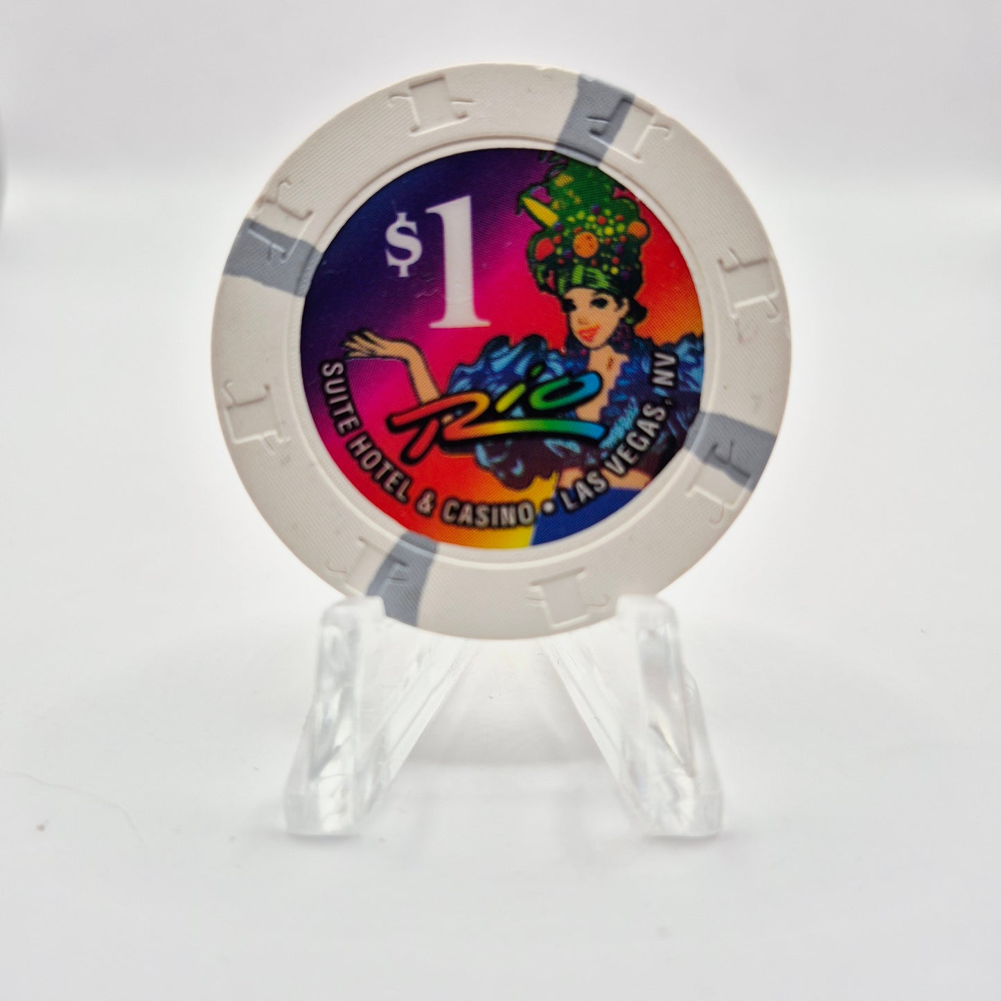 Rio Hotel Casino Las Vegas Nevada 1997 $1 Casino Chip N9009
