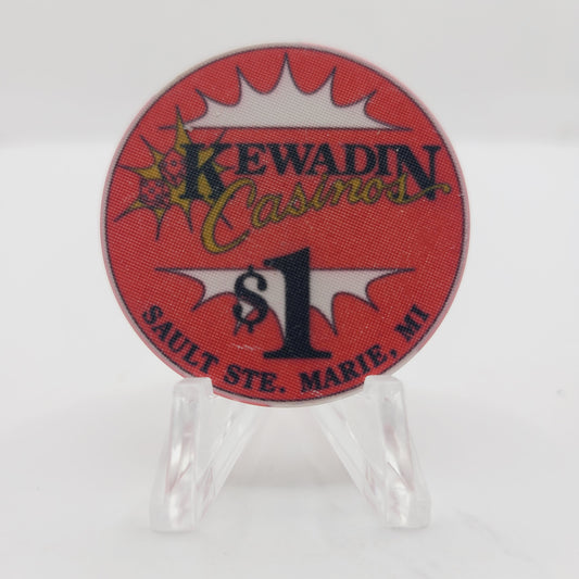 Kewadin Hotel Casino Sault Ste.Marie Michigan $1 Casino Chip