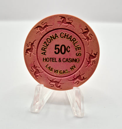 Arizona Charlie's West Decatur Las Vegas Nevada 1997 $.50 Casino Chip N4865