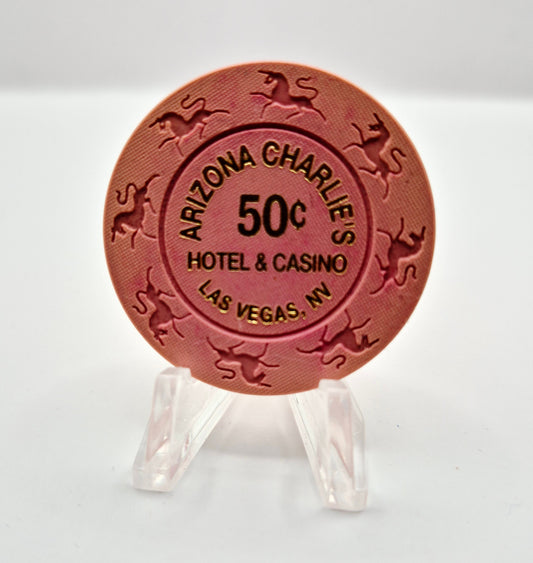 Arizona Charlie's West Decatur Las Vegas Nevada 1997 $.50 Casino Chip N4865