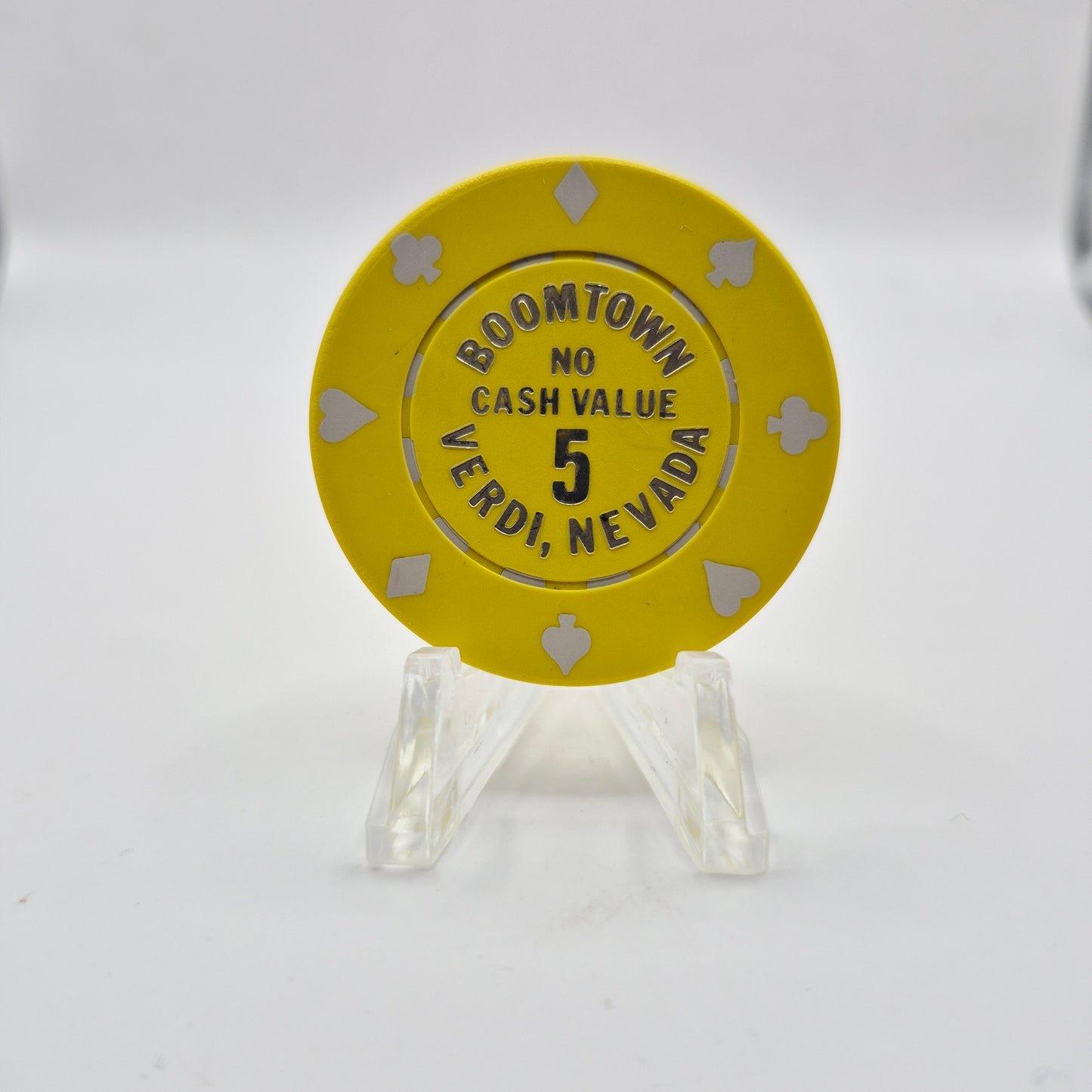 Boomtown Hotel Casino Verdi Nevada 1990's NCV 5 Casino chip E0082