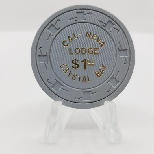 Cal-Neva Lodge Lake Tahoe/Crystal Bay NV $1 Casino Chip 1977 N6059