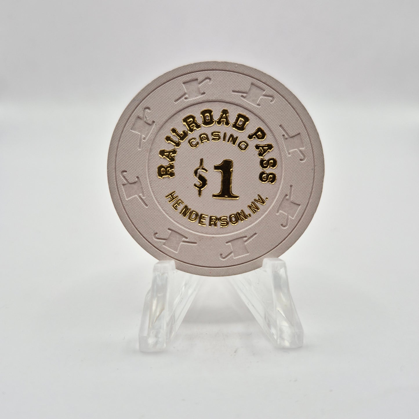 Railroad Pass Casino Henderson Nevada 1986 $1 Casino Chip N2904