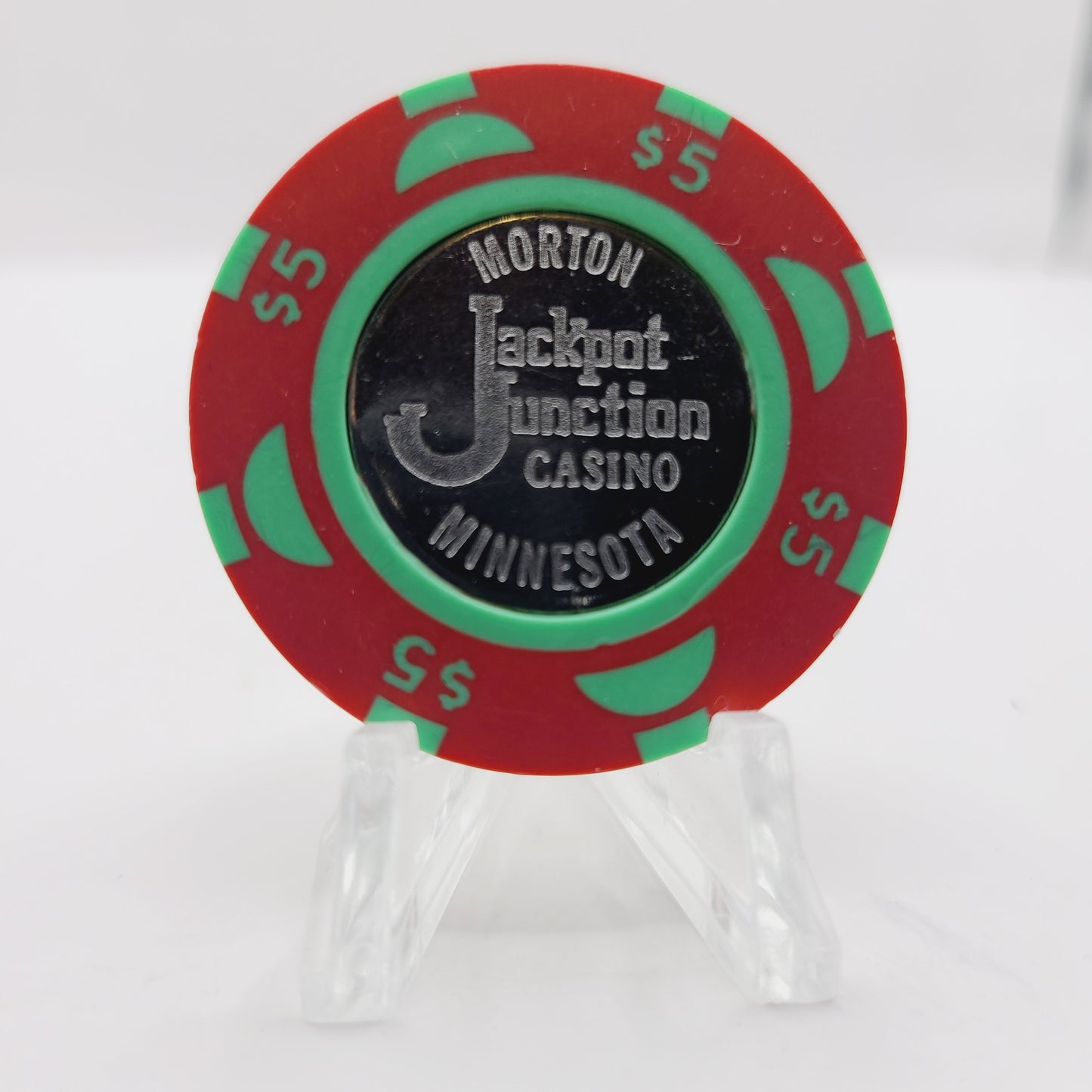 Jackpot Junction Hotel Casino Morton Minnesota $5 Casino Chip