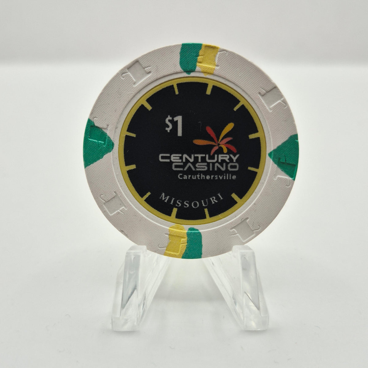 Century Casino Caruthersville Missouri $1 Casino Chip