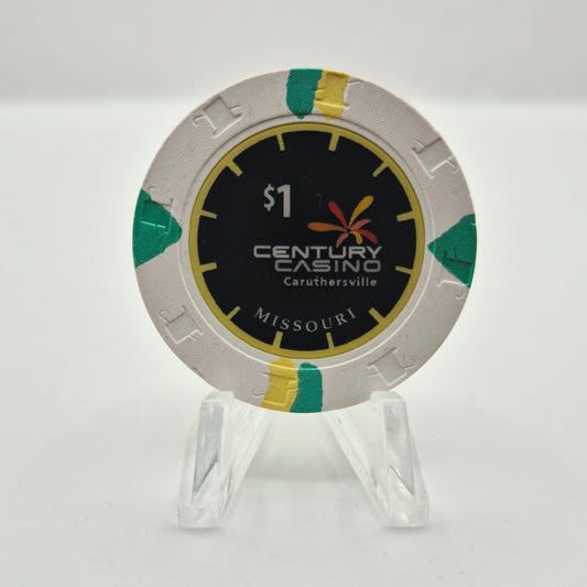 Century Casino Caruthersville Missouri $1 Casino Chip