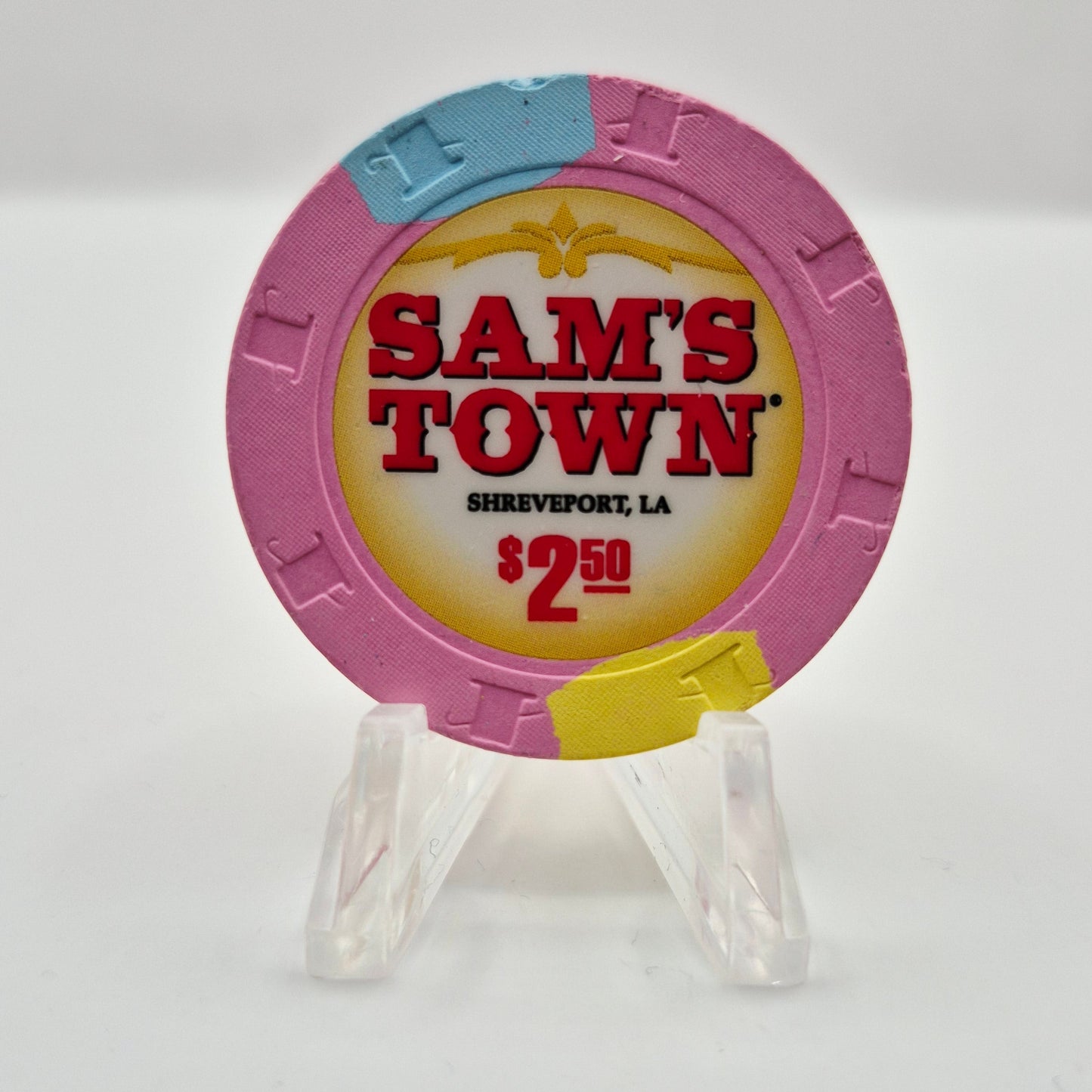 Sam's Town Casino Shreveport Louisiana $2.50 Casino Chip