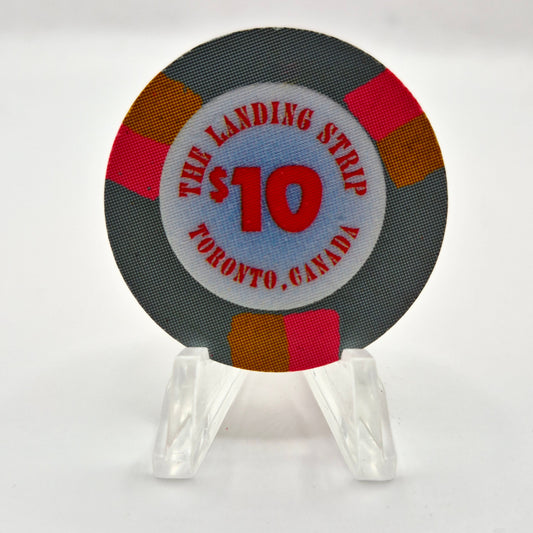 The Landing Strip Toronto Ontario Canada 'BROTHEL STRIP CLUB' $10 Casino Chip *UNC