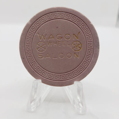 Harvey's Wagon Wheel Hotel Casino Lake Tahoe Nevada 1940 $.25 Casino chip N5602